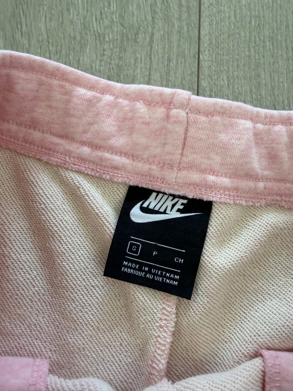 Nike Pink Women's Fleece Shorts - Picture 3 of 4